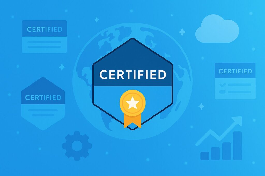 Salesforce認定資格のイメージ