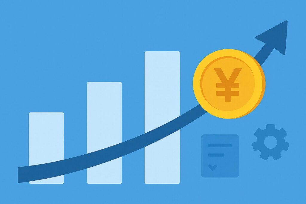 Salesforceエンジニアの年収アップイメージ