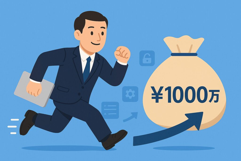 Salesforceエンジニアの年収1000万円イメージ